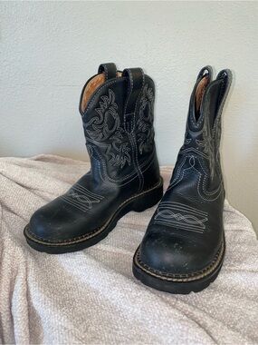 Ariat Leather Western Cowboy Boots Women's Size 5.5 B